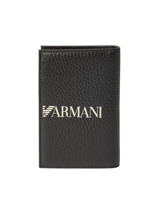 Wallets & Cardholders di Emporio Armani in Black da Uomo
