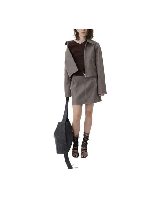 Light Jackets Won Hundred de color Brown