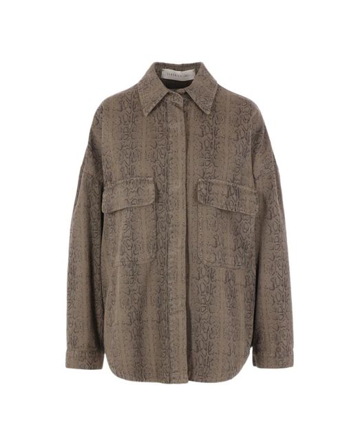 FEDERICA TOSI Brown Shirts