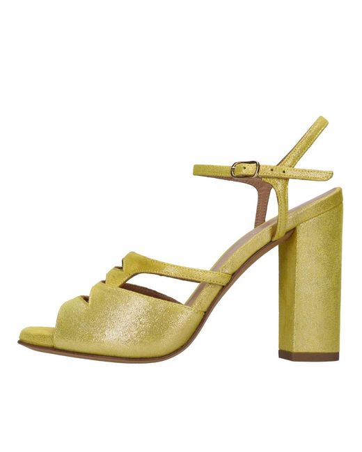 Chie Mihara Yellow High Heel Sandals