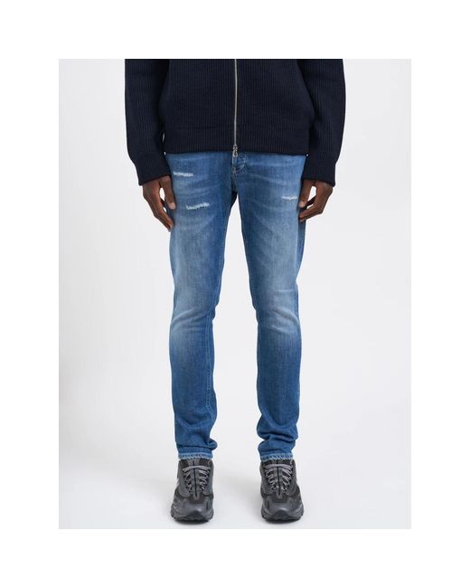 Dondup Blue Slim-Fit Jeans for men