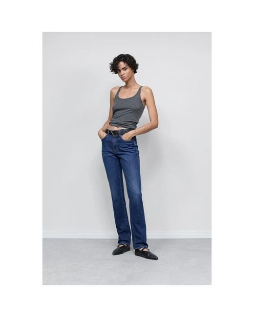 Closed Blue Straight Fit Jeans