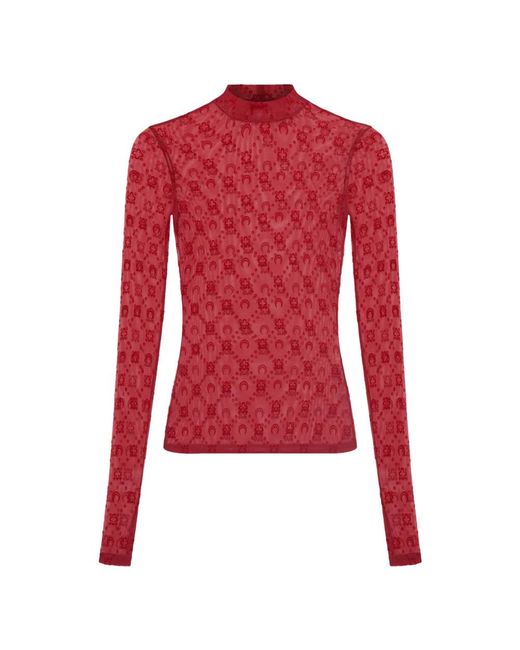 MARINE SERRE Red Blouses