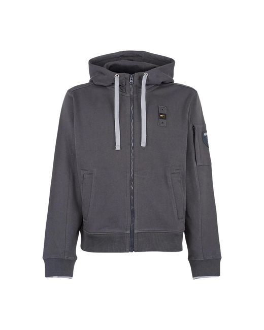 Blauer Hoodies & Sweatvesten ,Grijs ,Wave-Quilted Puffer Jacket in het Gray voor heren