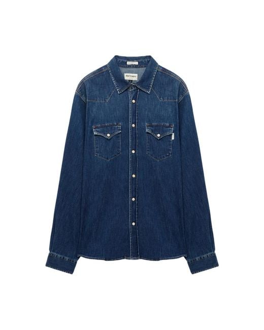 Roy Rogers Blue Denim Shirts for men