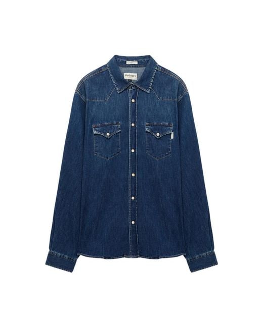 Roy Rogers Blue Denim Shirts for men