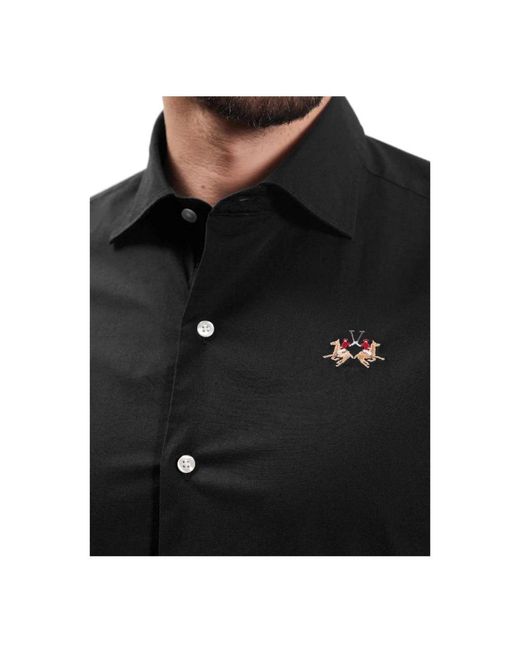 La Martina Polo shirts in Black für Herren