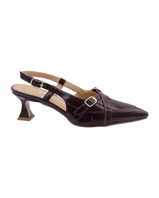 Babouche Brown Etna Slingback Pump