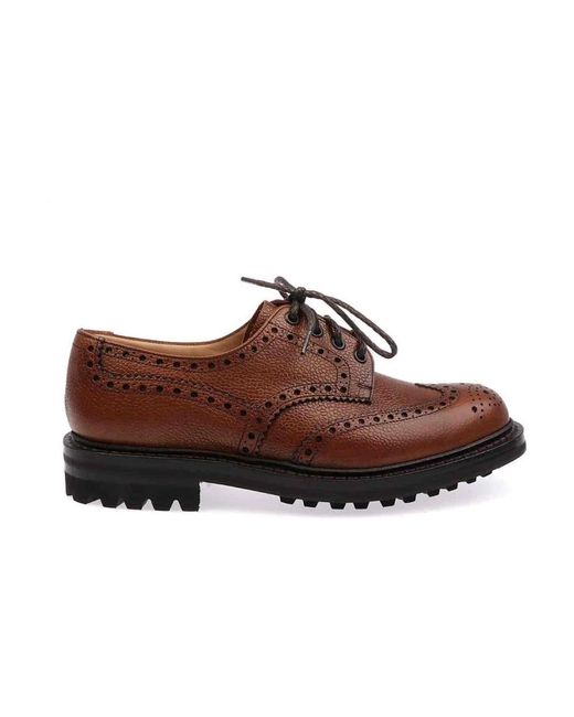 Church's Brown Laced Shoes for men