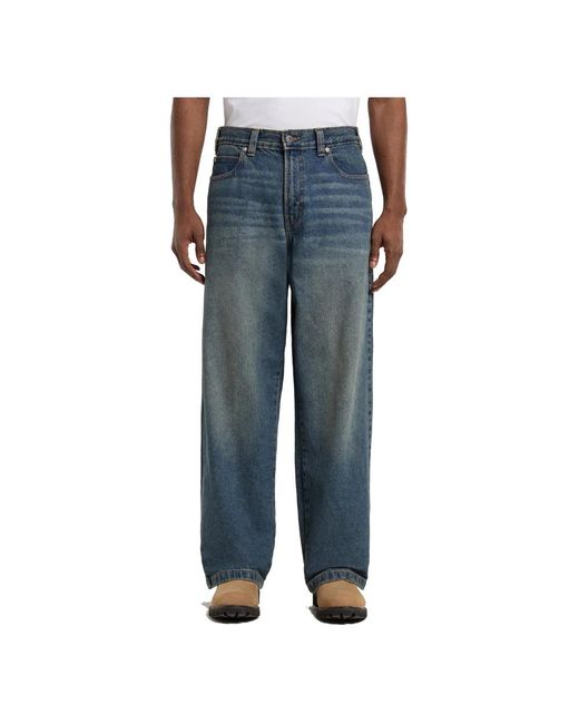 Dickies Blue Straight Jeans for men
