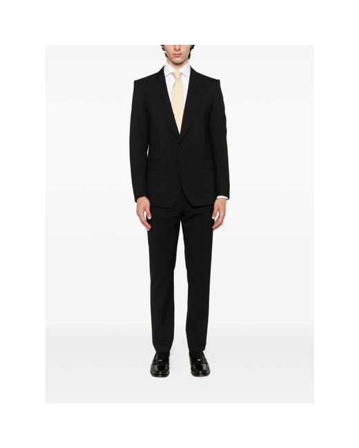 PT Torino Black Suit Trousers for men