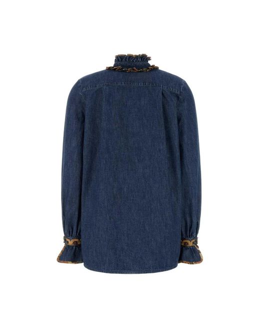 Valentino Garavani Blue Blouses