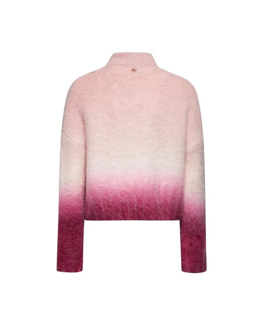 Silvian Heach Gemêleerde Trui Met Col in het Pink