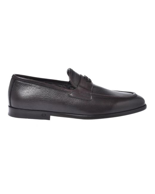 Baldinini Black Loafers for men