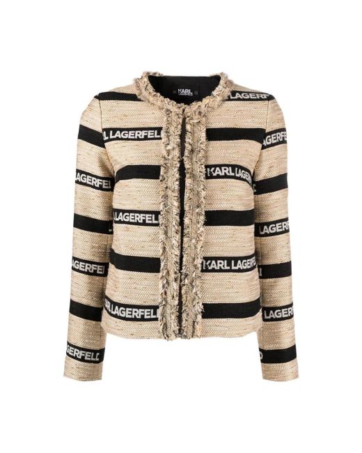 Karl Lagerfeld Natural Tweed Jackets