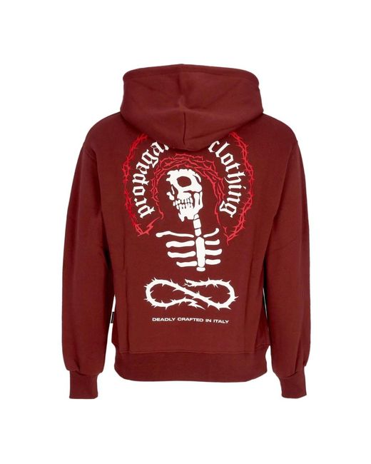 Propaganda Red Hoodies for men