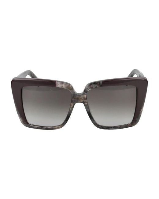 Ferragamo Gray Sunglasses