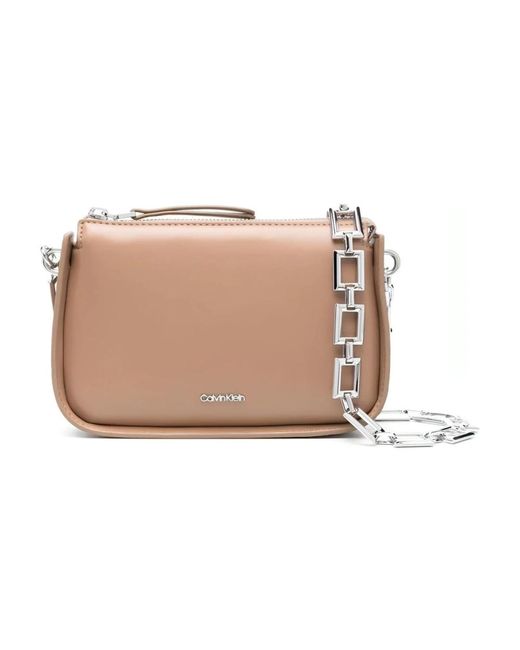 Clutches di Calvin Klein in Natural