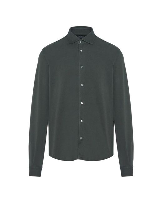 Fedeli Green Casual Shirts for men