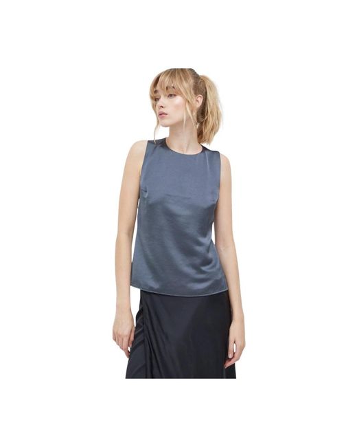 Sleeveless Tops Samsøe & Samsøe de color Blue