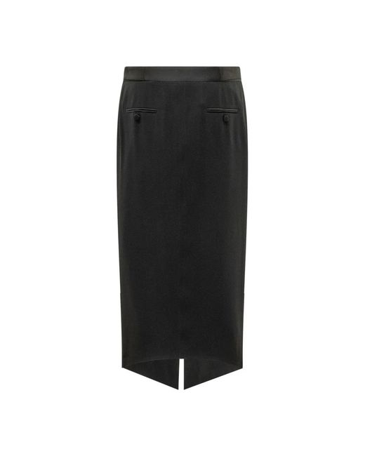 Tom Ford Black Midi Skirts