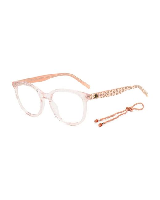 Missoni Accessoires Acetaat Montuur Met Roze Wijzerplaat in het Metallic