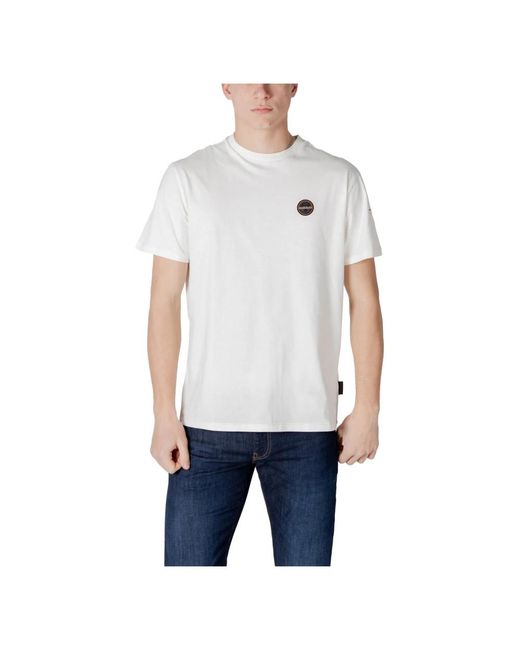 T-Shirts di Napapijri in Gray da Uomo