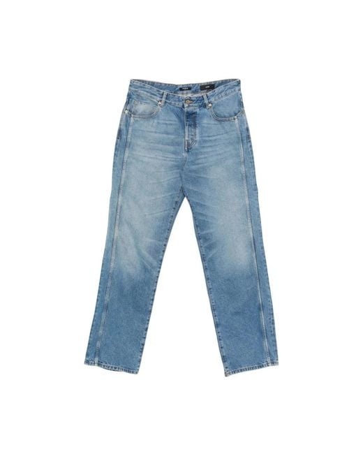 Balmain Blue Straight Fit Jeans for men