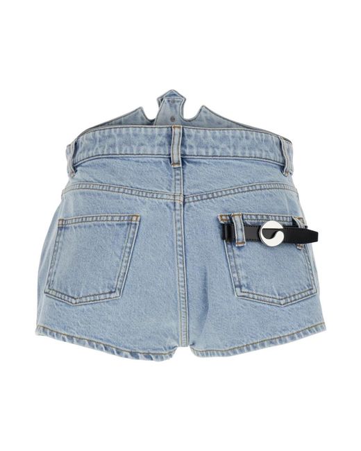 Coperni Denim Shorts in het Blue