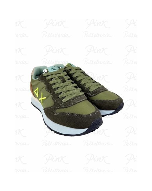 Sun 68 Green Sneakers for men