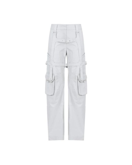 Off-White c/o Virgil Abloh White Straight Trousers
