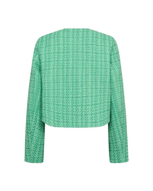 co'couture Green Tweed Jackets