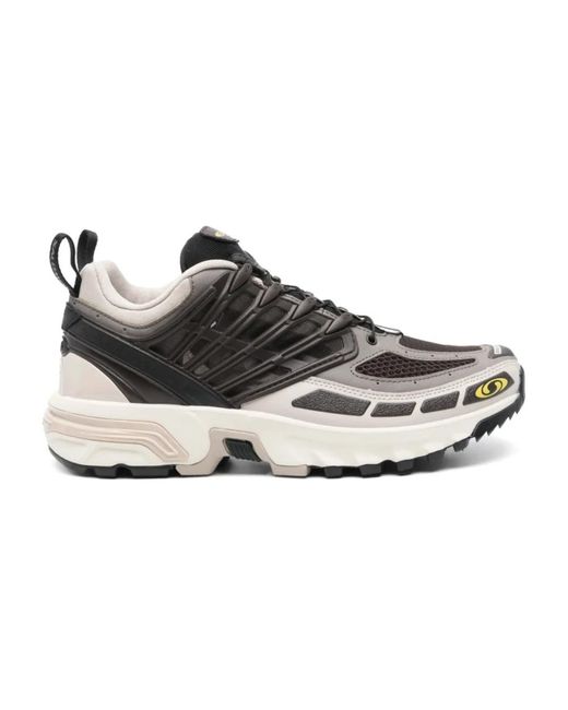 Salomon Schwarze Kaffee Oxford Schuhe in Black für Herren