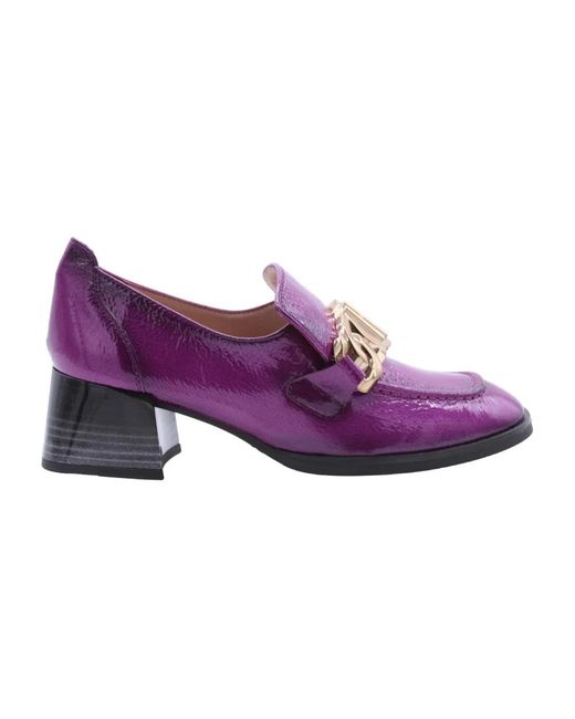Hispanitas Purple Elegante Mokassin Pumps für modebewusste Frauen