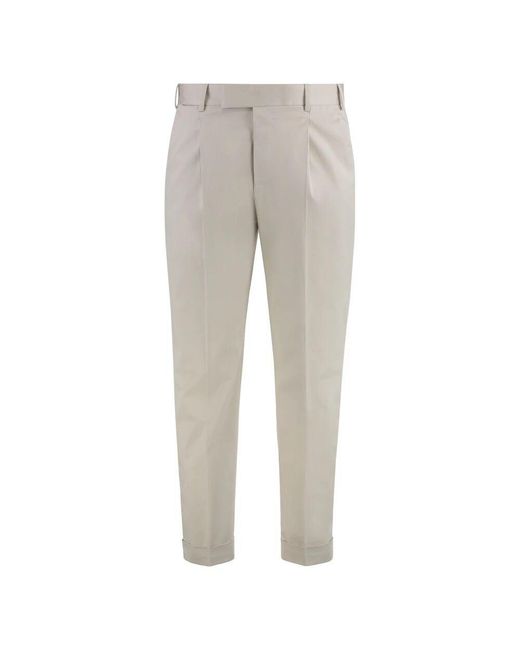 Slim-Fit Trousers PT Torino pour homme en coloris Gray