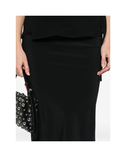 Rick Owens Black Midi Skirts