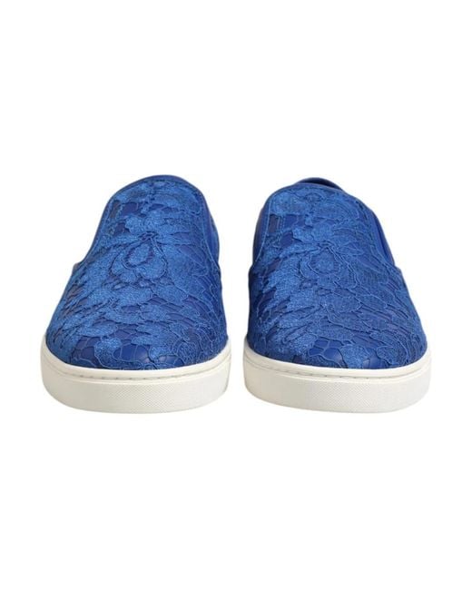 Dolce & Gabbana Blue Sneakers for men