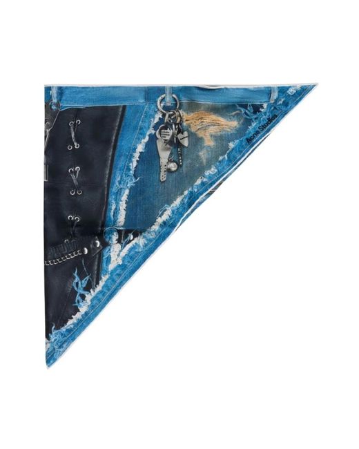 Silky Scarves di Acne in Blue