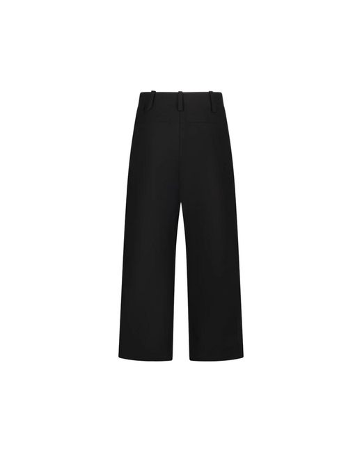 Jacquemus Black Wide Trousers for men