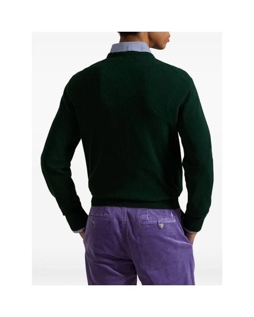 Polo Ralph Lauren Green Round-Neck Knitwear for men