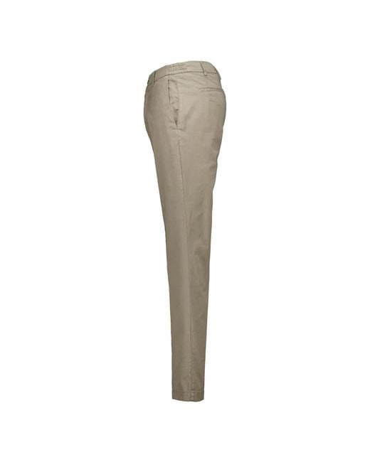 BERWICK 1707 Gray Chinos for men