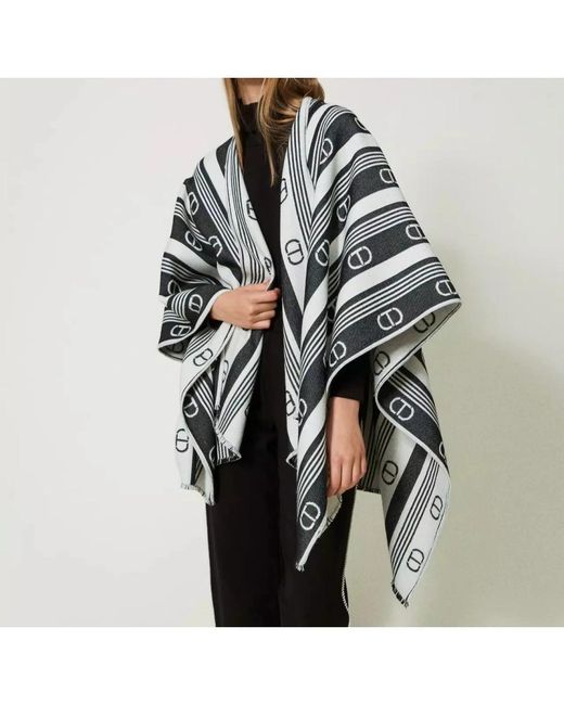 Twinset Black Ponchos
