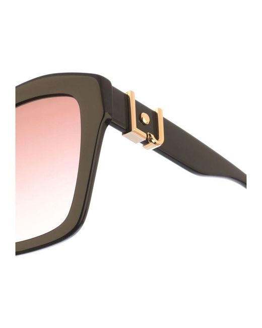 Liu Jo Black Schmetterlingsstil acetat sonnenbrille