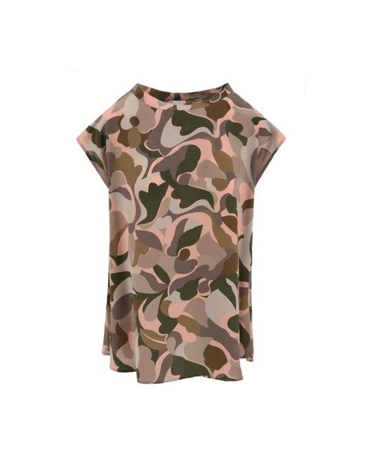 Aspesi Tops ,Veelkleurig ,Sleeveless Tops in het Brown