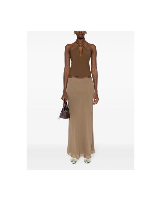 Faldas largas en estilo mauva Khaite de color Brown