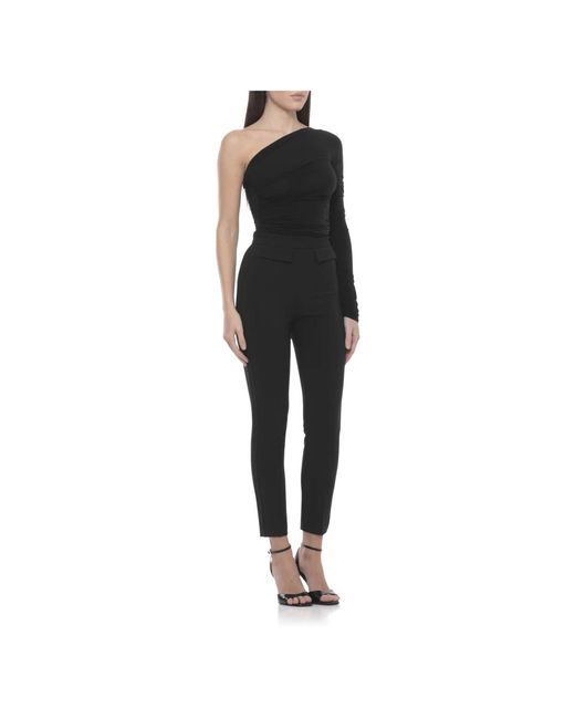 Elisabetta Franchi Black Cropped Trousers