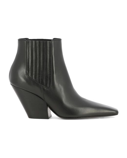 Casadei Black Cowboy Boots
