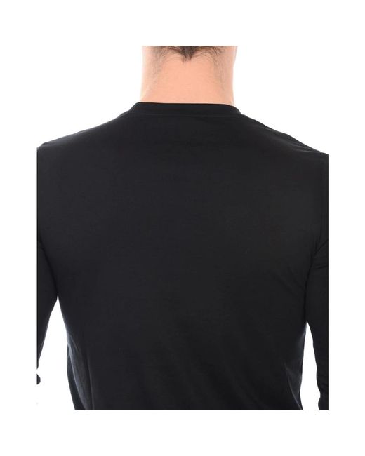 Tops > long sleeve tops Emporio Armani pour homme en coloris Black
