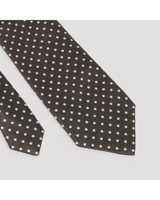 Tom Ford Accessoires ,Bruin ,Ste 001.S0301 Das in het Black voor heren