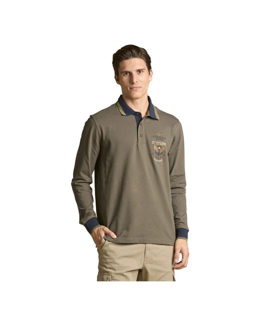 Polo Shirts Aeronautica Militare pour homme en coloris Green